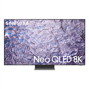 Samsung QN800C, 75", 8K, Neo QLED, центральная подставка, черный - Телевизор QE75QN800CTXXH