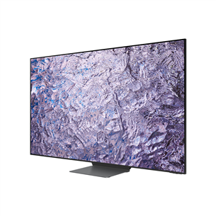 Samsung QN800C, 85", 8K, Neo QLED, центральная подставка, черный - Телевизор