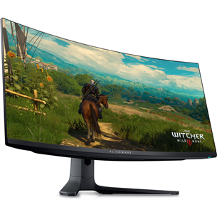 Dell Alienware AW3423DWF, curved, 34", UWQHD, 165 Hz, OLED, black - Monitor