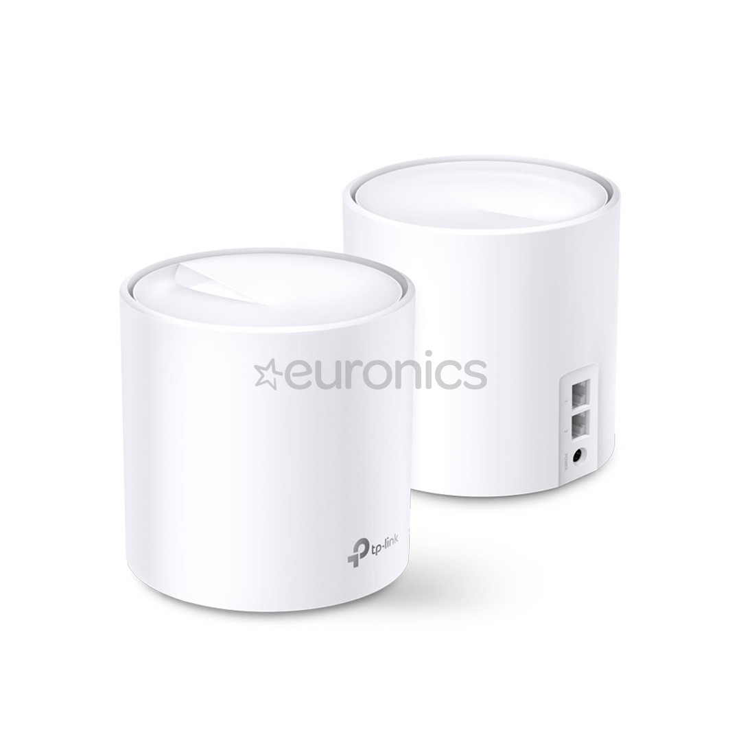 TP-Link Deco X20, 2-pack, balta - Bezvadu rūteris