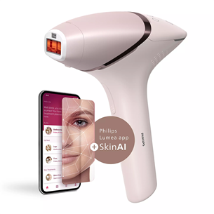 Philips Lumea IPL 9900, SenseIQ, pink - IPL hair removal device