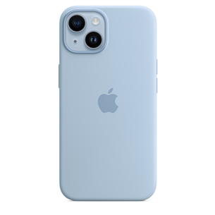Apple iPhone 14 Silicone Case with MagSafe, sky - Case MQU93ZM/A