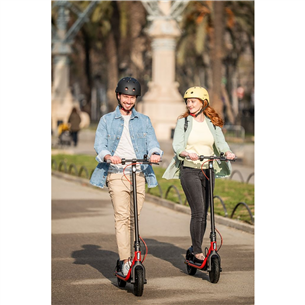 Segway Ninebot KickScooter D38E, melna/sarkana - Elektriskais skrejritenis