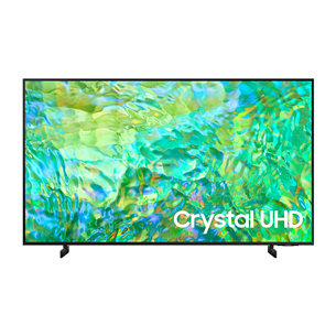 Samsung Crystal CU8000, 43'', Ultra HD, LED LCD, feet stand, black - TV UE43CU8072UXXH