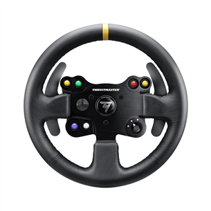 Thrustmaster Leather 28 GT Wheel Add-on, melna - Spēļu kontroliera piederums