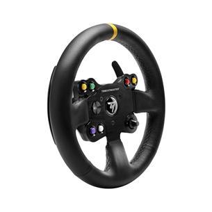 Thrustmaster Leather 28 GT Wheel Add-on, melna - Spēļu kontroliera piederums