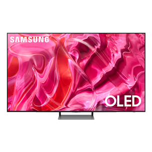 Samsung S92C, 55", 4K UHD, OLED, центральная подставка, темно-серый - Телевизор QE55S92CATXXH