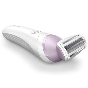 Philips Lady Shaver Series 6000, wet & dry, white/lilac - Cordless shaver BRL136/00