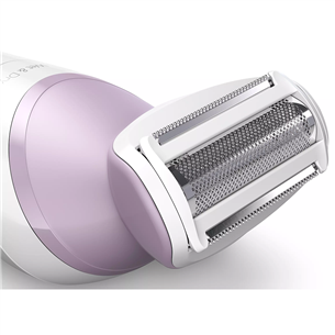 Philips Lady Shaver Series 6000, сухое и влажное использование, белый/сиреневый - Беспроводная бритва