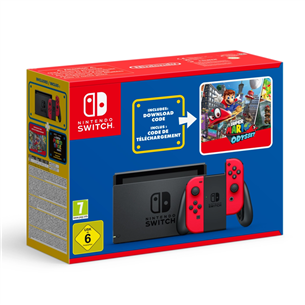 Nintendo Switch Mario Odyssey Bundle - Spēļu konsole 045496453619