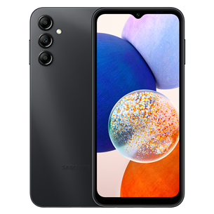 Samsung Galaxy A14, 128 GB, melna - Viedtālrunis SM-A145RZKVEUE