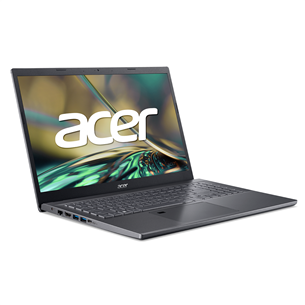 Acer Aspire 5, 15.6'', FHD, Ryzen 5, 16 GB, 512 GB, SWE, pelēka - Portatīvais dators