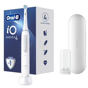 Oral-B iO4, balta - Elektriskā zobu birste IO4QUITEWHITE