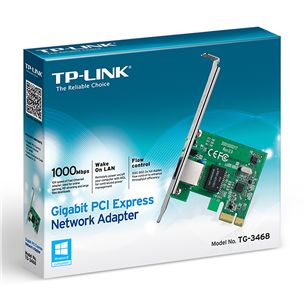 TP-Link TG-3468, PCI Express, Gigabit - Network adapter