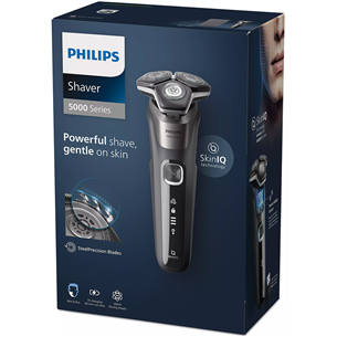 Philips 5000 Wet & Dry, pelēka - Skuveklis