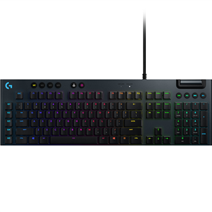 Logitech G815, Tactile, US, mehāniskā, melna - Klaviatūra