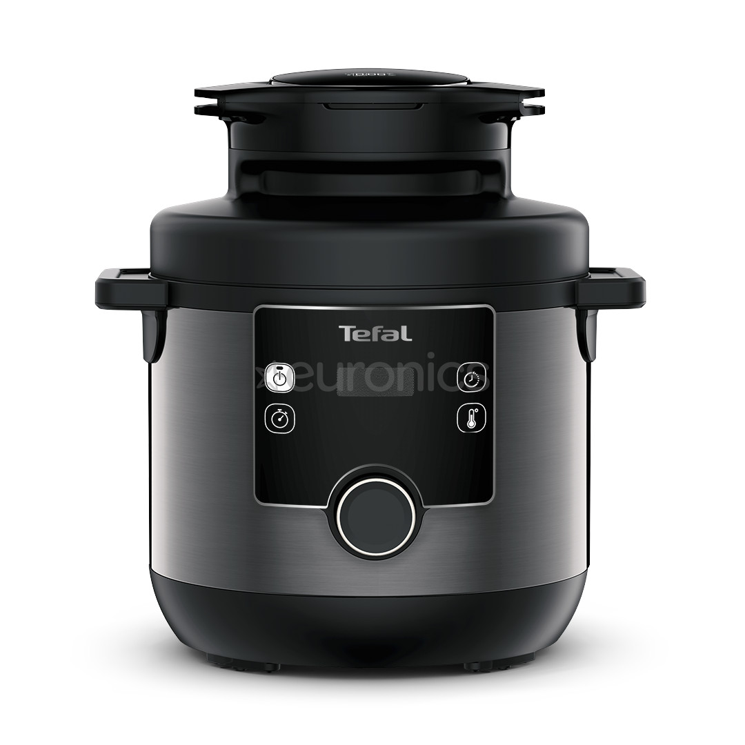 Tefal Turbo Cuisine & Fry, 1200 W, melna - Multikatls-spiediena katls