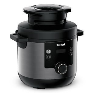 Tefal Turbo Cuisine & Fry, 1200 W, melna - Multikatls-spiediena katls