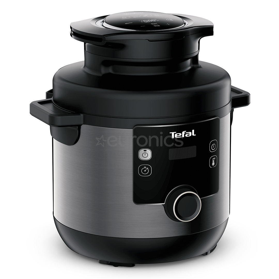 Tefal Turbo Cuisine & Fry, 1200 W, melna - Multikatls-spiediena katls