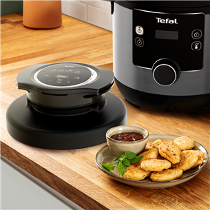 Tefal Turbo Cuisine & Fry, 1200 W, melna - Multikatls-spiediena katls