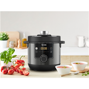 Tefal Turbo Cuisine & Fry, 1200 W, black - Pressure cooker