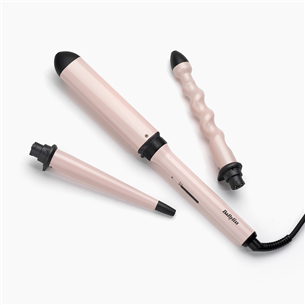 BaByliss Curl & Wave, rozā - Matu veidošanas komplekts