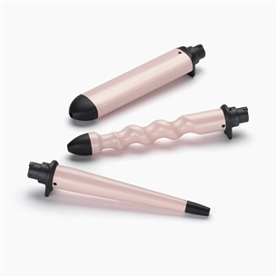 BaByliss Curl & Wave, rozā - Matu veidošanas komplekts