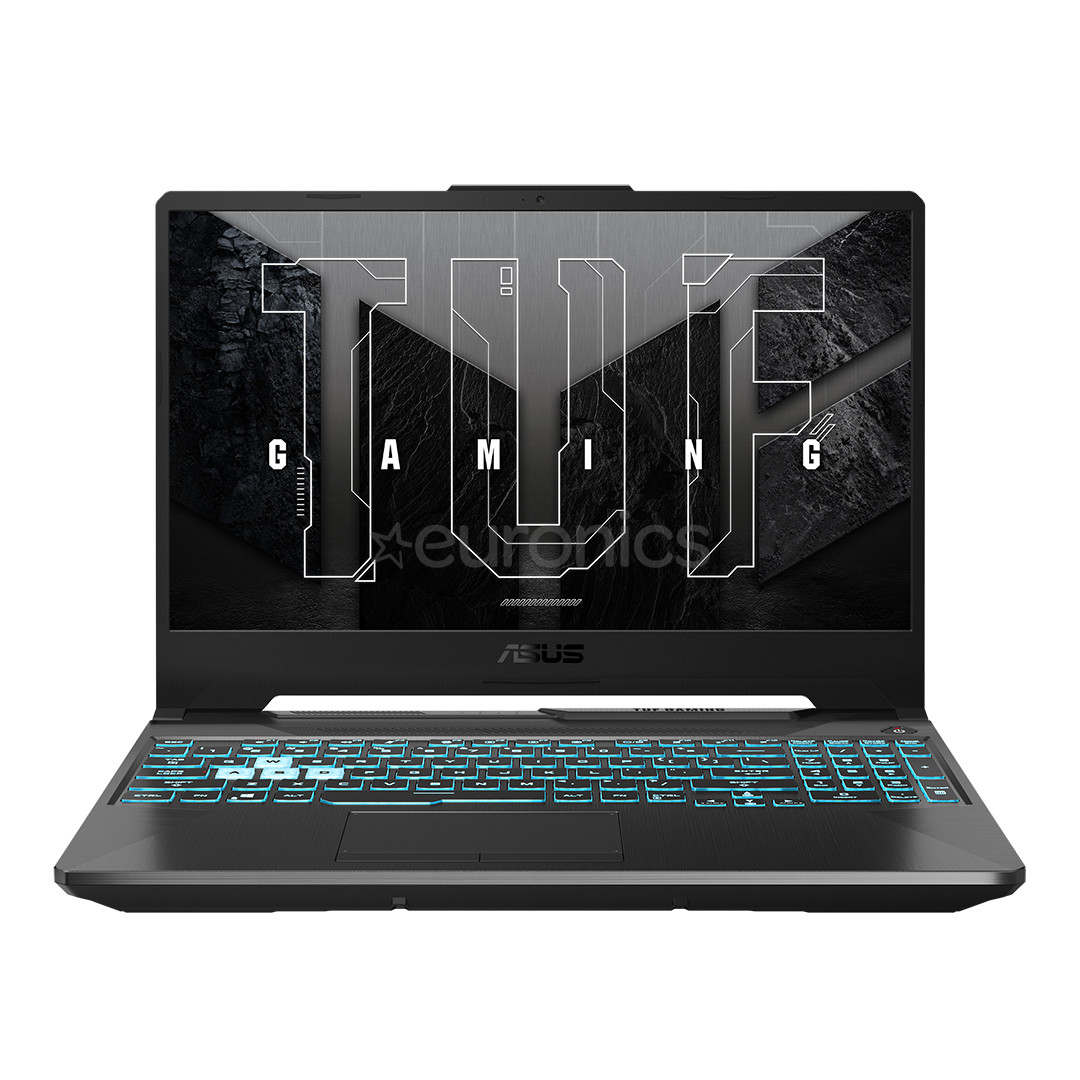 ASUS TUF Gaming F15, 15.6'', FHD, 144 Hz, i5, 16 GB, 512 GB, RTX 3050Ti, ENG, melna - Portatīvais dators