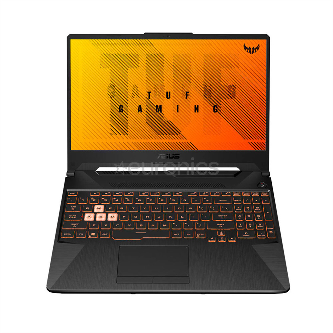 ASUS TUF Gaming F15, 15.6'', FHD, 144 Hz, i5, 16 GB, 512 GB, RTX 3050Ti, ENG, melna - Portatīvais dators