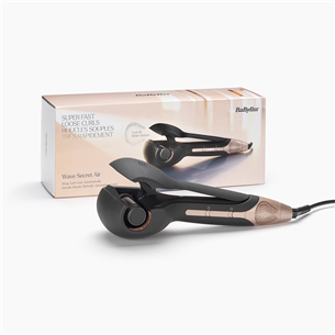 BaByliss Wave Secret Air, 180-230 °C, melna - Automātiskās lokšķēres