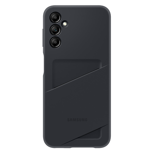 Samsung Card Slot Cover, Galaxy A14, kabatiņa kredītkartei, melna - Apvalks viedtālrunim