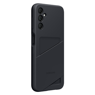 Samsung Card Slot Cover, Galaxy A14, kabatiņa kredītkartei, melna - Apvalks viedtālrunim