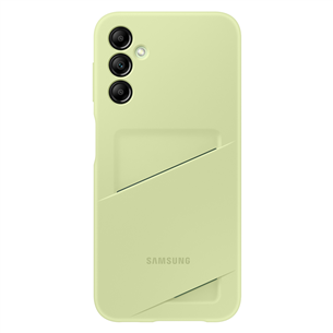 Samsung Card Slot Cover, Galaxy A14, kabatiņa kredītkartei, zaļa - Apvalks viedtālrunim