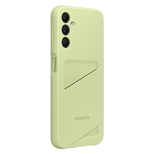 Samsung Card Slot Cover, Galaxy A14, kabatiņa kredītkartei, zaļa - Apvalks viedtālrunim