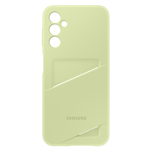 Samsung Card Slot Cover, Galaxy A14, kabatiņa kredītkartei, zaļa - Apvalks viedtālrunim
