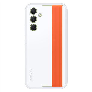 Samsung Silicone Haze Grip Case, Galaxy A54, balta - Apvalks viedtālrunim EF-XA546CWEGWW
