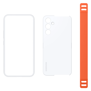 Samsung Silicone Haze Grip Case, Galaxy A54, balta - Apvalks viedtālrunim