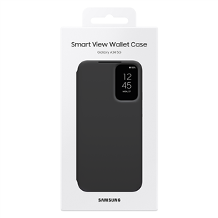 Samsung Smart View Wallet, Galaxy A34, черный - Чехол