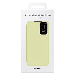 Samsung Smart View Wallet, Galaxy A34, gaiši zaļa - Apvalks viedtālrunim