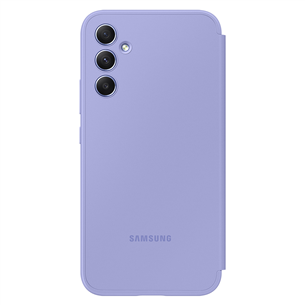 Samsung Smart View Wallet, Galaxy A34, lillā - Apvalks viedtālrunim