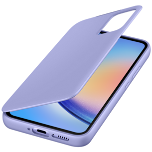 Samsung Smart View Wallet, Galaxy A34, lillā - Apvalks viedtālrunim
