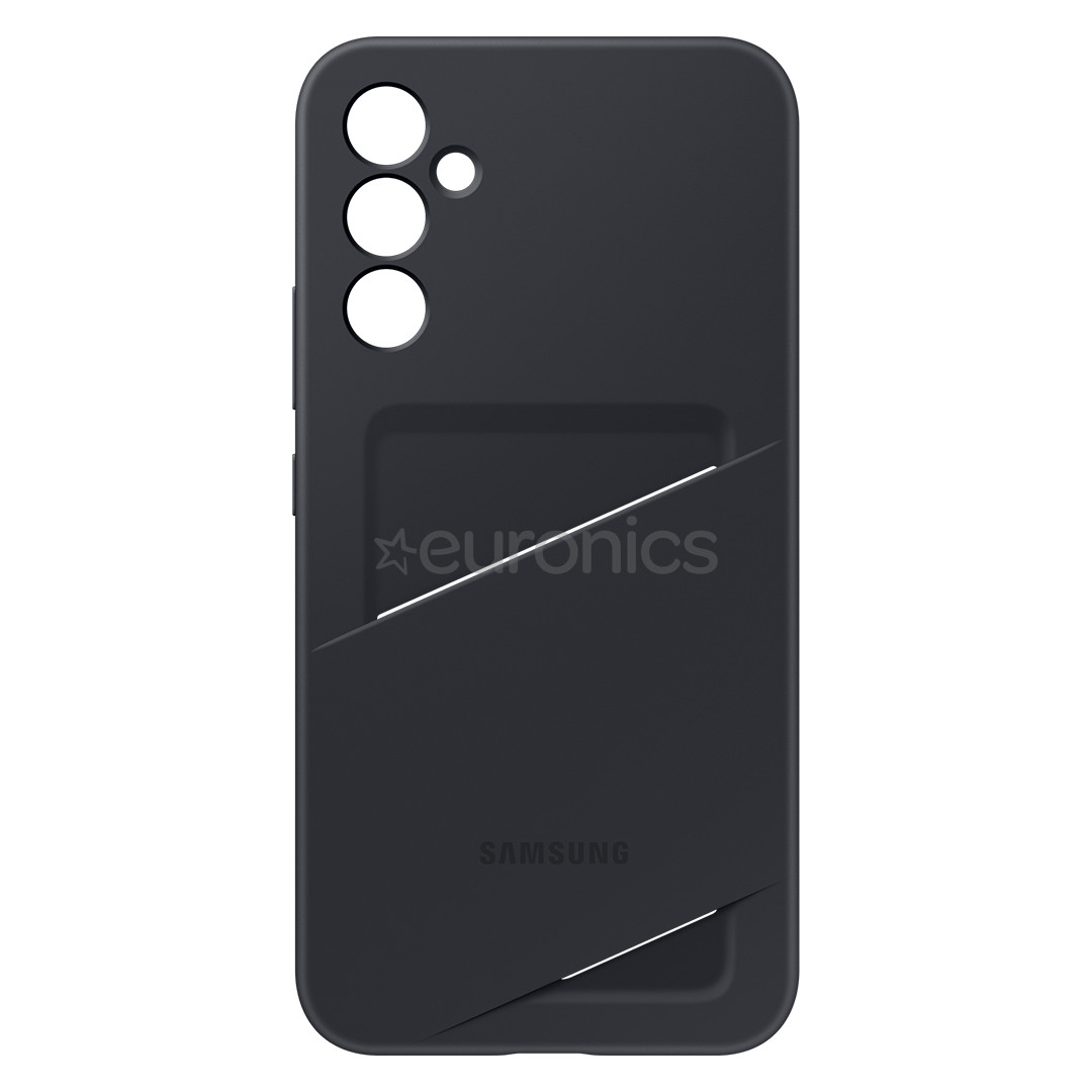 Samsung Card Slot Cover, Galaxy A34, kabatiņa kredītkartei, melna - Apvalks viedtālrunim