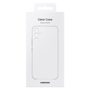 Samsung Clear Case, Galaxy A34, caurspīdīga – Apvalks viedtālrunim
