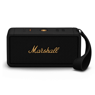 Marshall Middleton, melna/zelta - Portatīvais bezvadu skaļrunis
