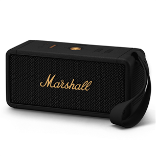 Marshall Middleton, melna/zelta - Portatīvais bezvadu skaļrunis
