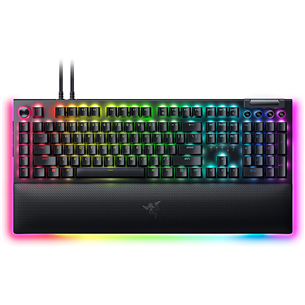 Razer BlackWidow V4 Pro, Green Switch, mechanical, US, black - Keyboard RZ03-04680100-R3M1