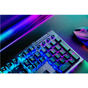 Razer BlackWidow V4 Pro, Yellow Switch, механическая, US, черный - Клавиатура
