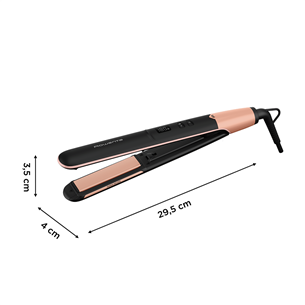 Rowenta Express Shine Papaya, black - Straightener