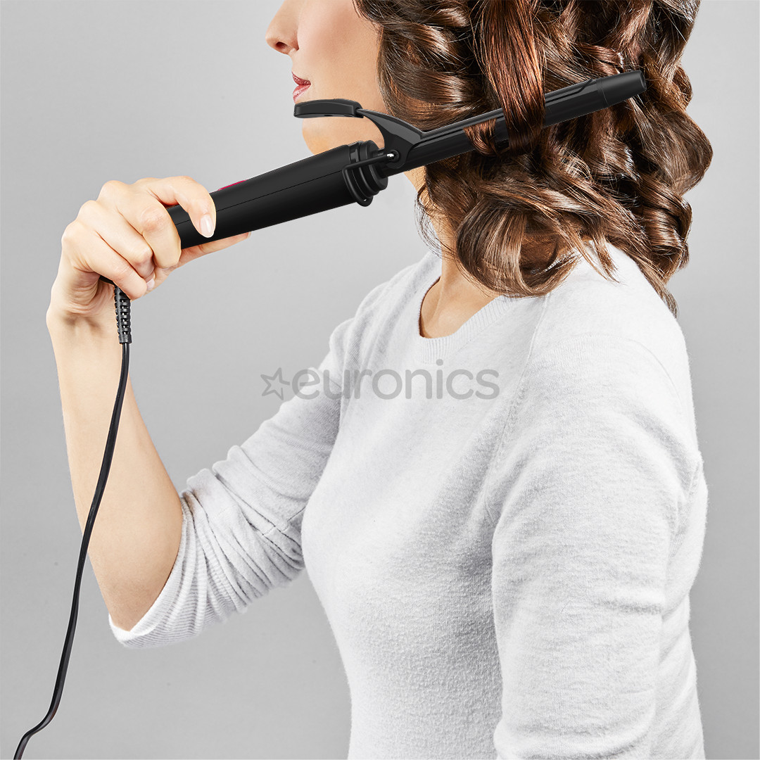 Rowenta, diametrs 16 mm, 180 °C, melna - Lokšķēres