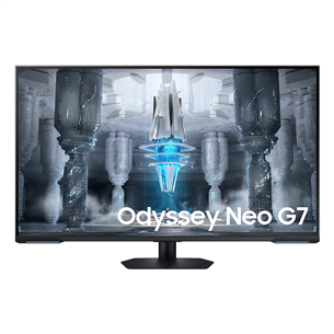 Samsung Odyssey Neo G7 G70NC, 43'', Ultra HD, 144 Гц, LED VA, белый - Монитор LS43CG700NUXEN